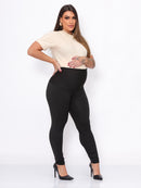 Legging Gestante Preto Cós Alto Confortável | Maternidade | Gestação Feminina | Gravida