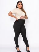 Kit 2 Calças Gestante: Legging Maternidade Pretas Zero Transparencia