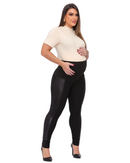 Legging Gestante Montaria Maternidade em Suplex e Cirrê com Cintura Alta Anatômica