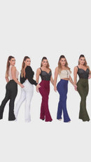 Calça Bandagem Flare | Diversas Cores e Tamanho