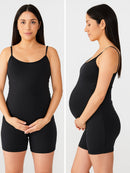 Macaquinho gestante feminino com cintura anatômica para barriga