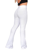 Calça flare feminina bandagem em diversas cores